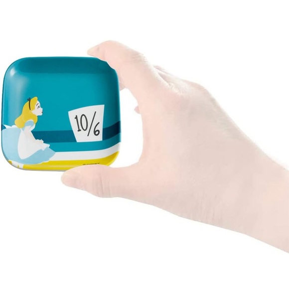 Skater Disney Alice in the Wonderland Small Dish, Melamine Mini Plate set of 4 - Picture 4 of 9